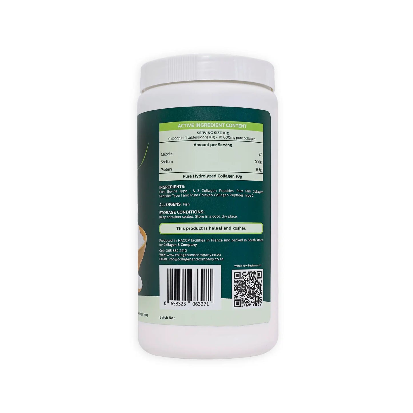Multi Collagen Tub 300g Pure Collagen4Africa