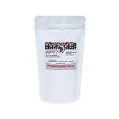 Close-up of Collagen4Africa 1kg container of 100% pure L-Glutamine powder, showing the label and product packaging.