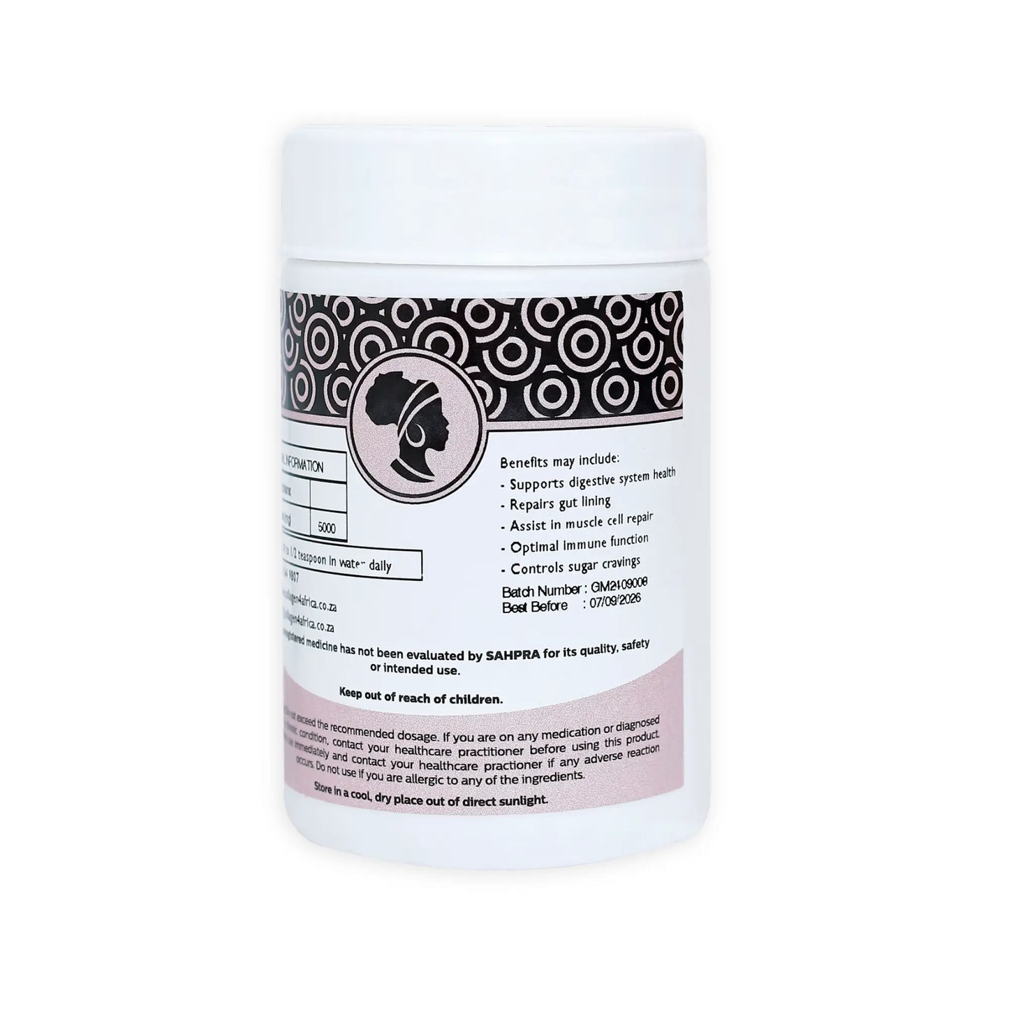 L-Glutamine 100g Starter Tub Collagen4Africa