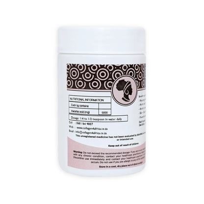 Vitamin C Powder 100g Starter Tub Collagen4Africa