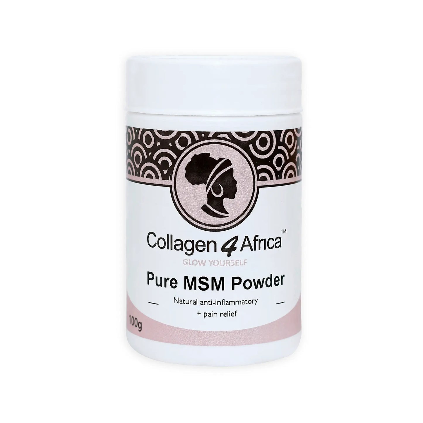 MSM Powder 100g Starter Tub Collagen4Africa
