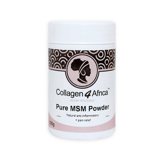 MSM Powder 100g Starter Tub Collagen4Africa