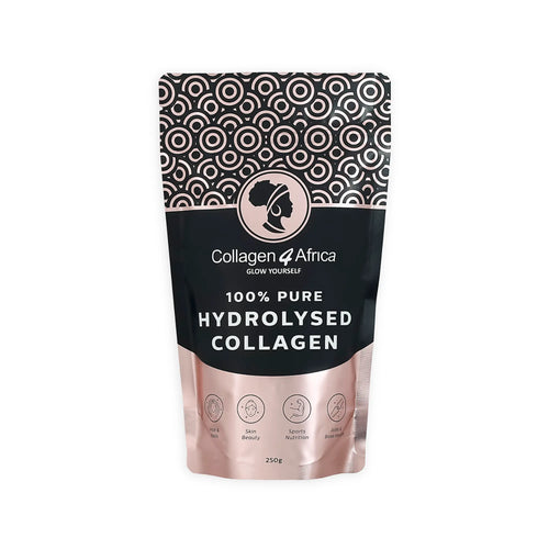 Hydrolysed Bovine Collagen powder 250g Pouch Collagen4Africa