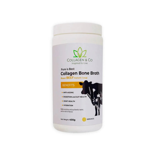 400g Collagen Roasted Beef Instant Bone Broth Soup Tub Collagen4Africa