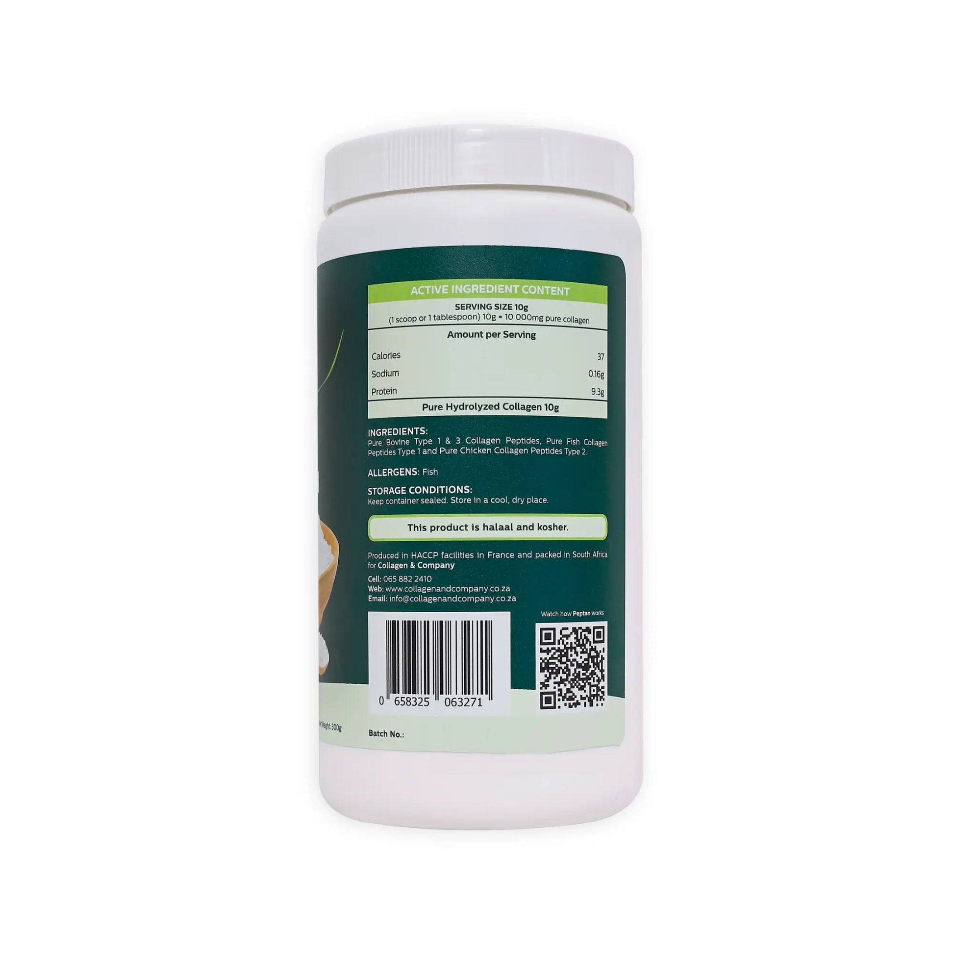 Multi Collagen Tub 300g Pure Collagen4Africa
