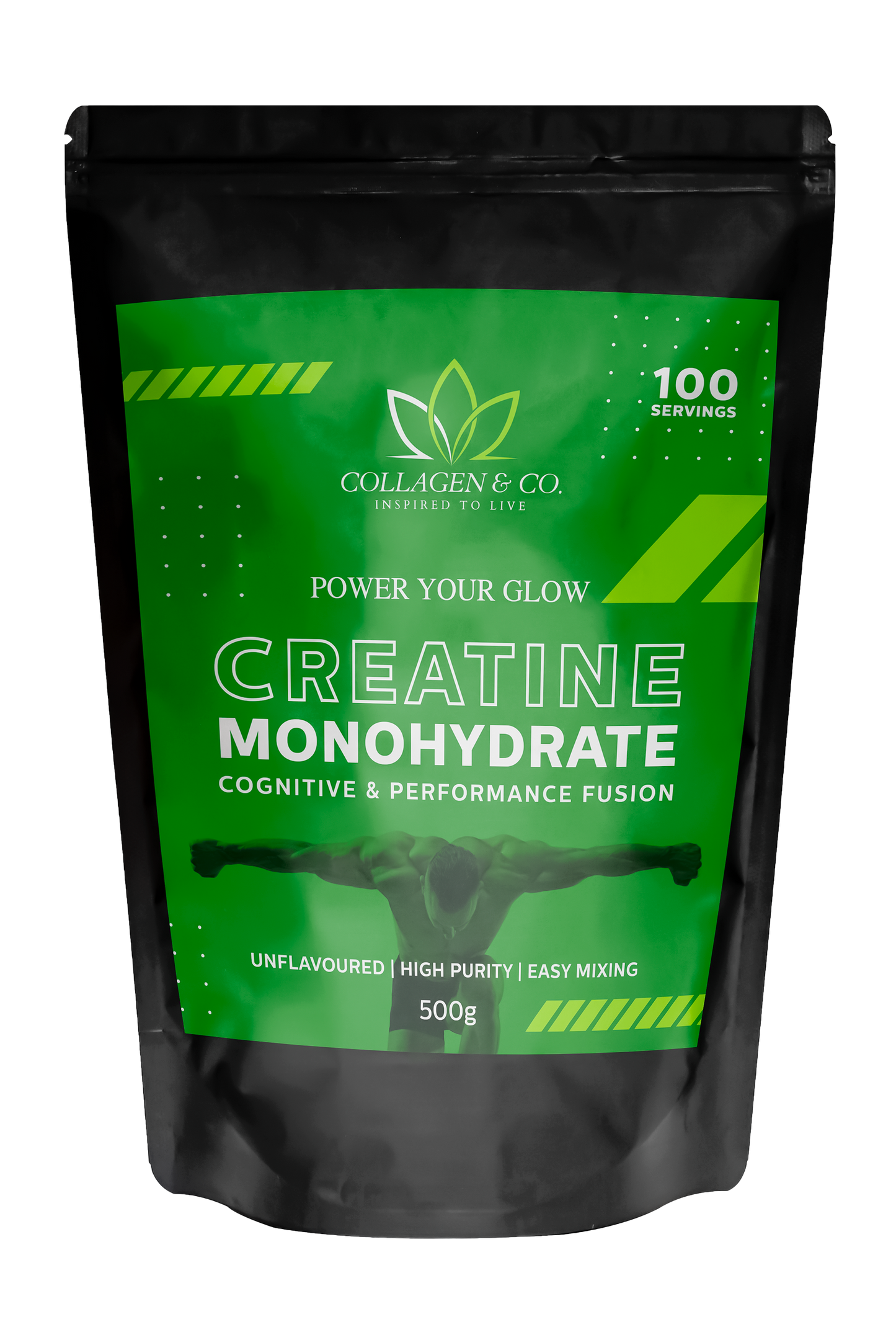 Pure Creatine Monohydrate Powder 500g Collagen4Africa
