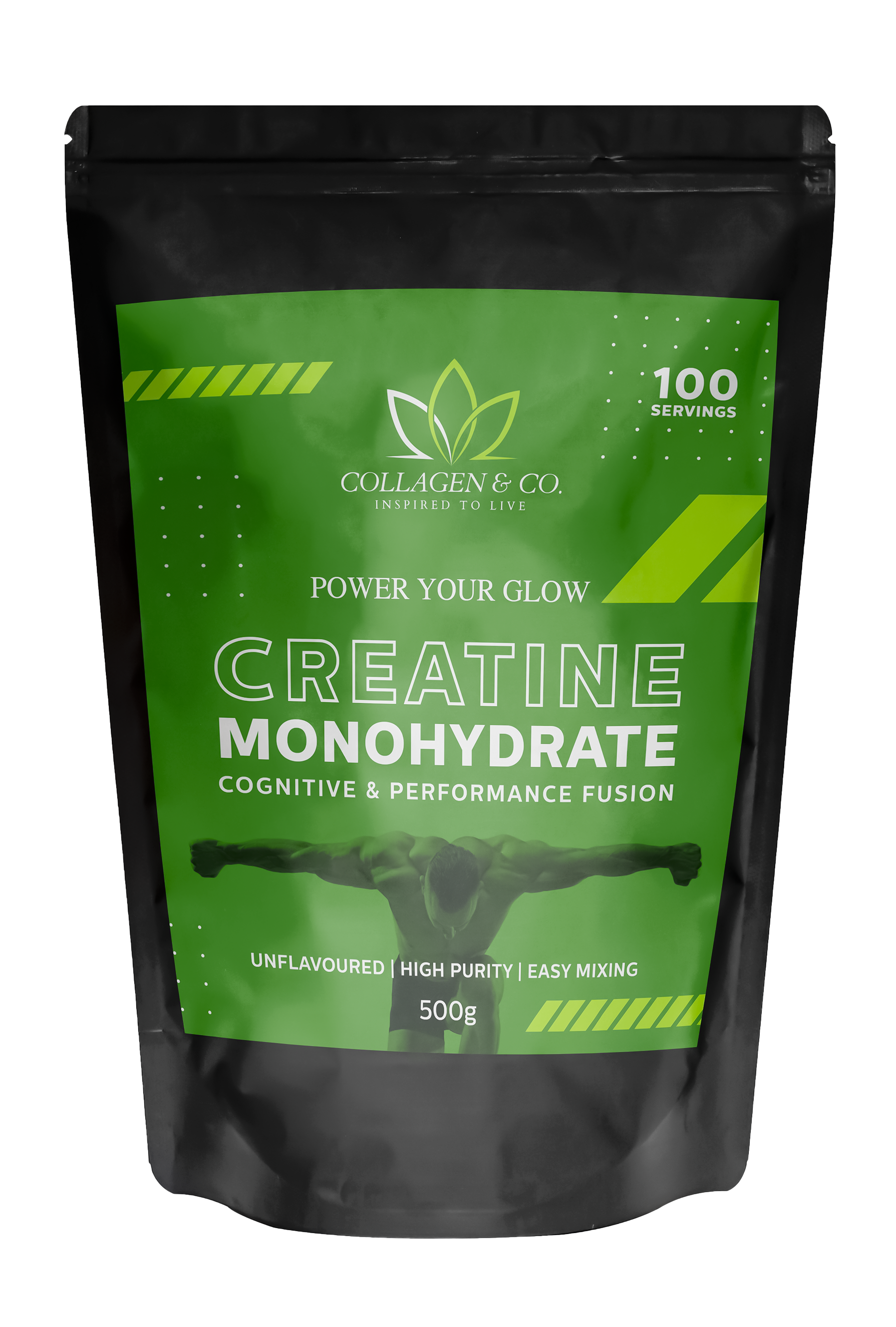 Pure Creatine Monohydrate Powder 500g Collagen4Africa