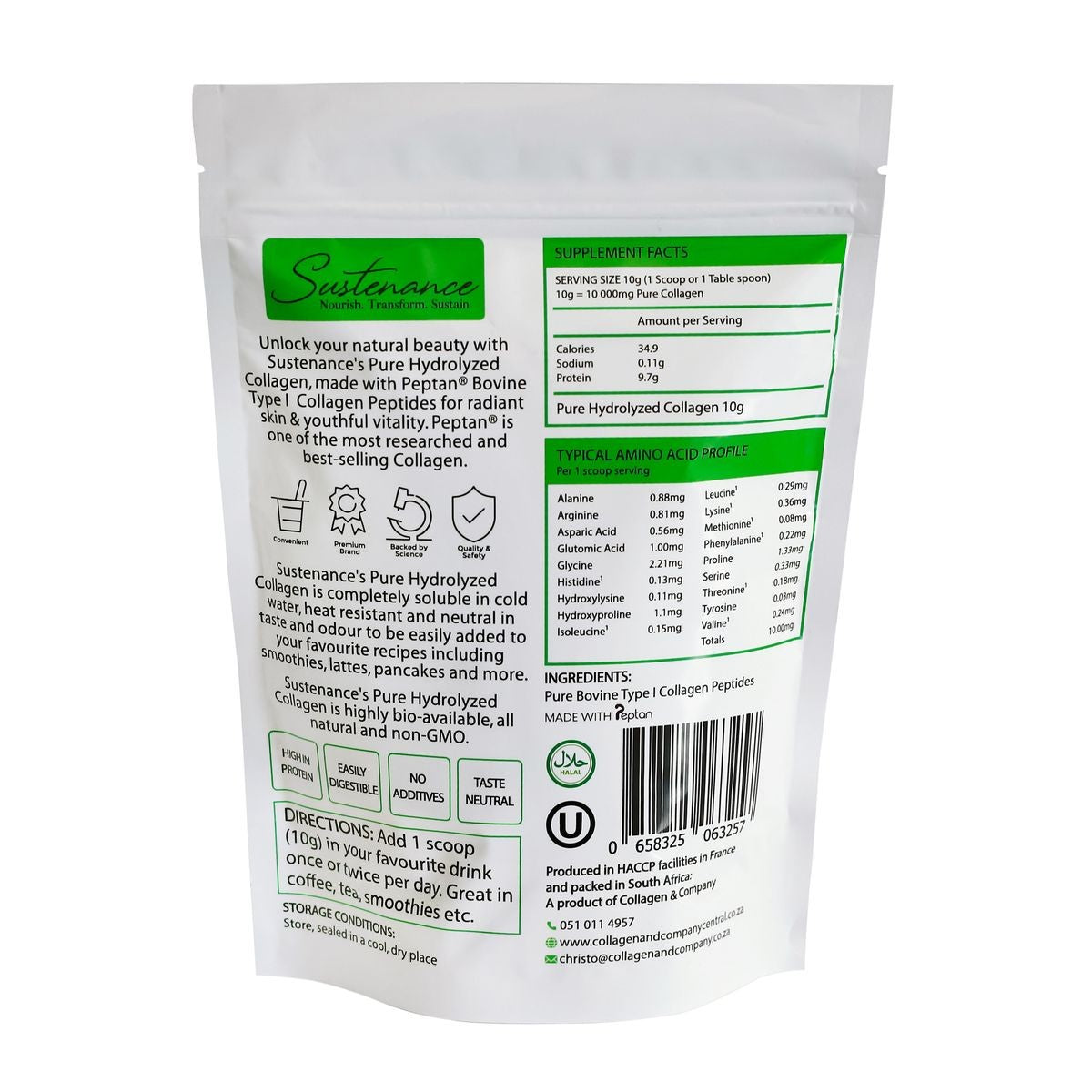 Sustenance Pure Hydrolysed Collagen