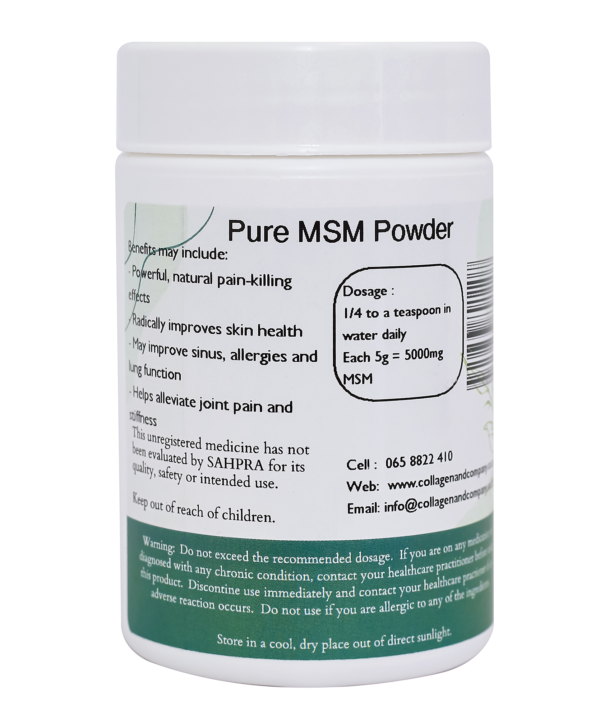 MSM Powder 100g Starter Tub - Image 2