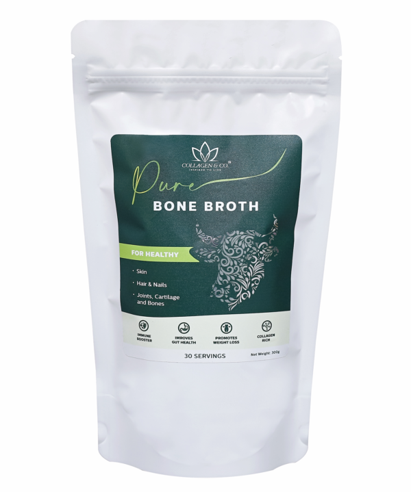 300g White Pouch Beef Bone Broth